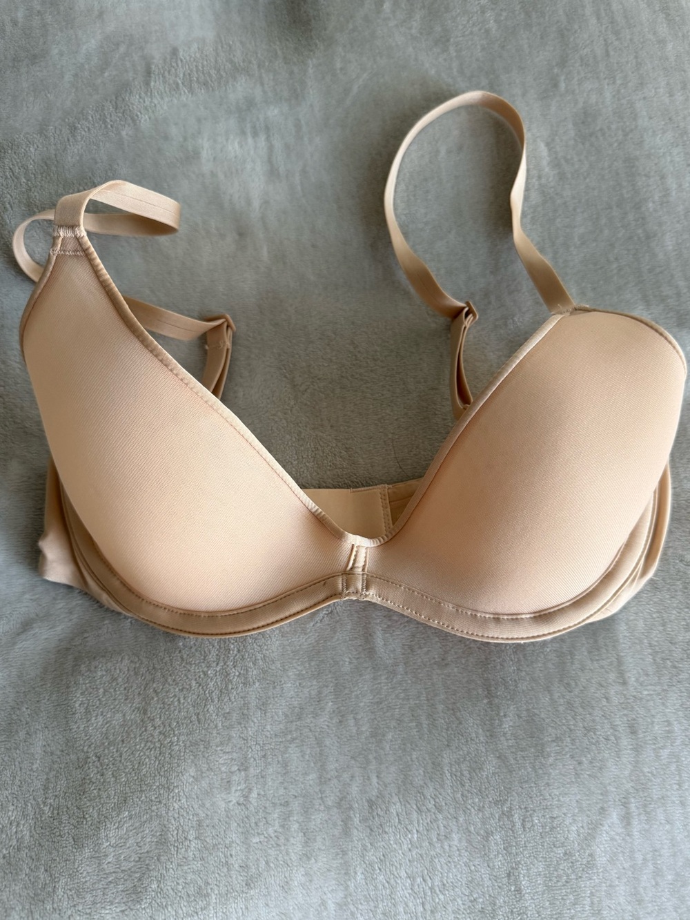 SKIMS Lightly Padded Sheer Wired Bra in Nude 32B NWOT
